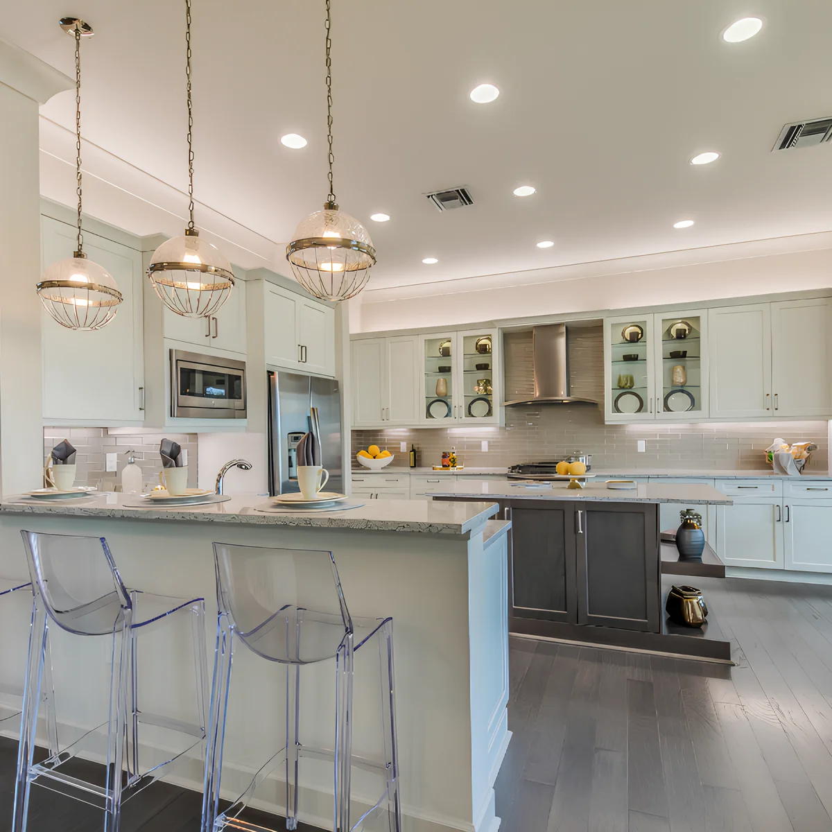 Image representing Lighting solutions by replacing fixtures in a house.