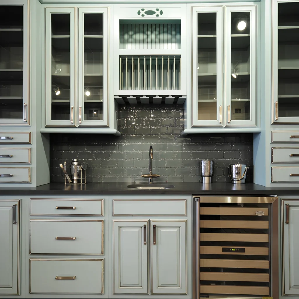 Image showing kitchen cabinets.