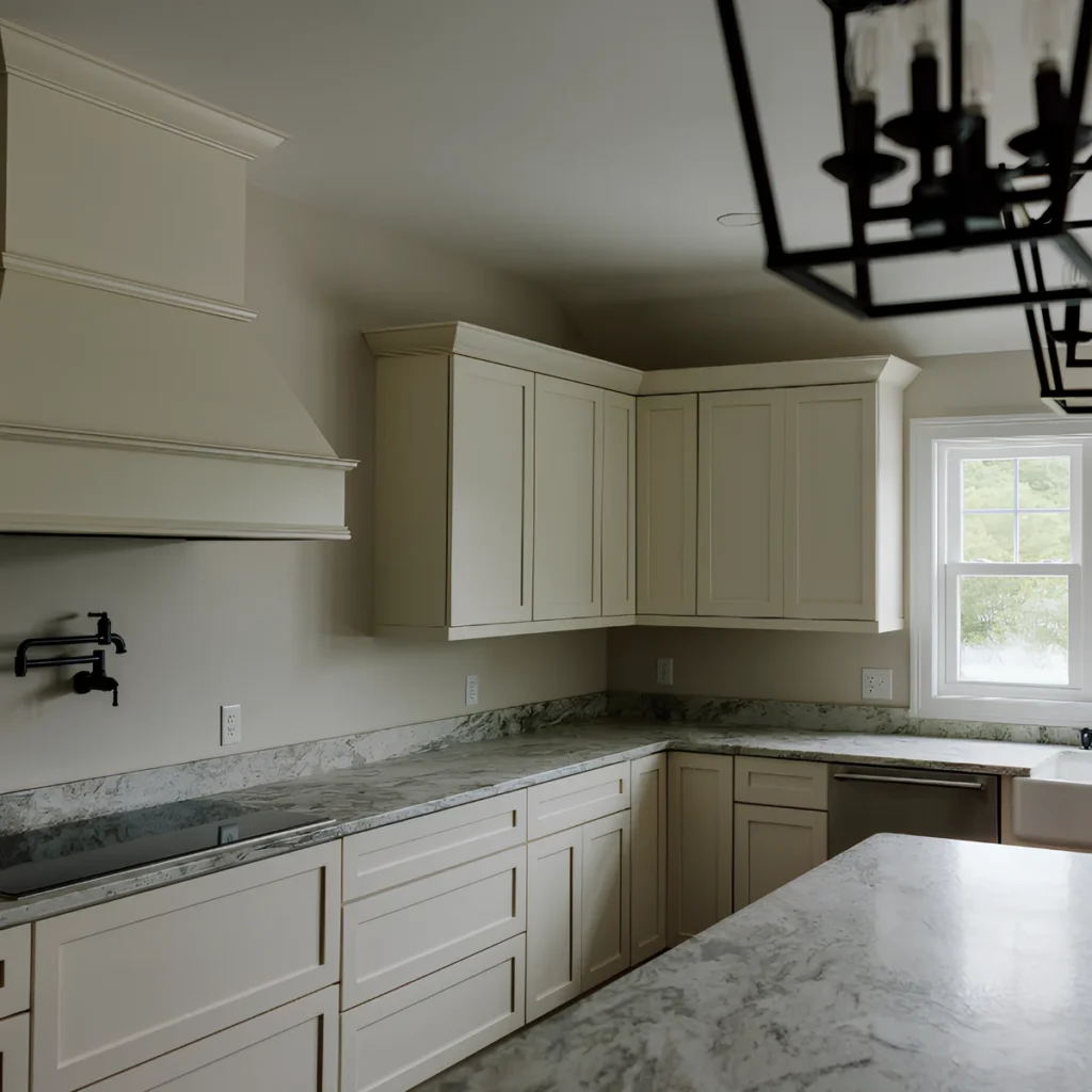 Image showing abundant kitchen storage.