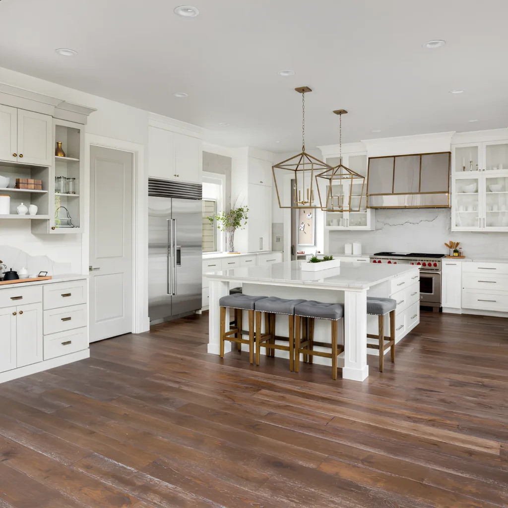 Image representing design ideas for a kitchen floor.